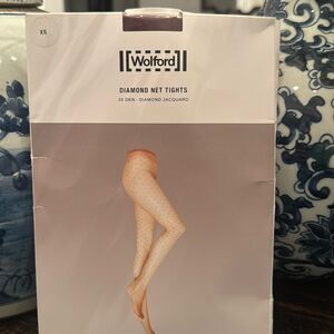 NWT Wolford Diamond Net Tights